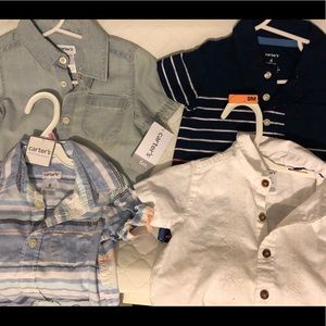 NWT Carters button up shirts